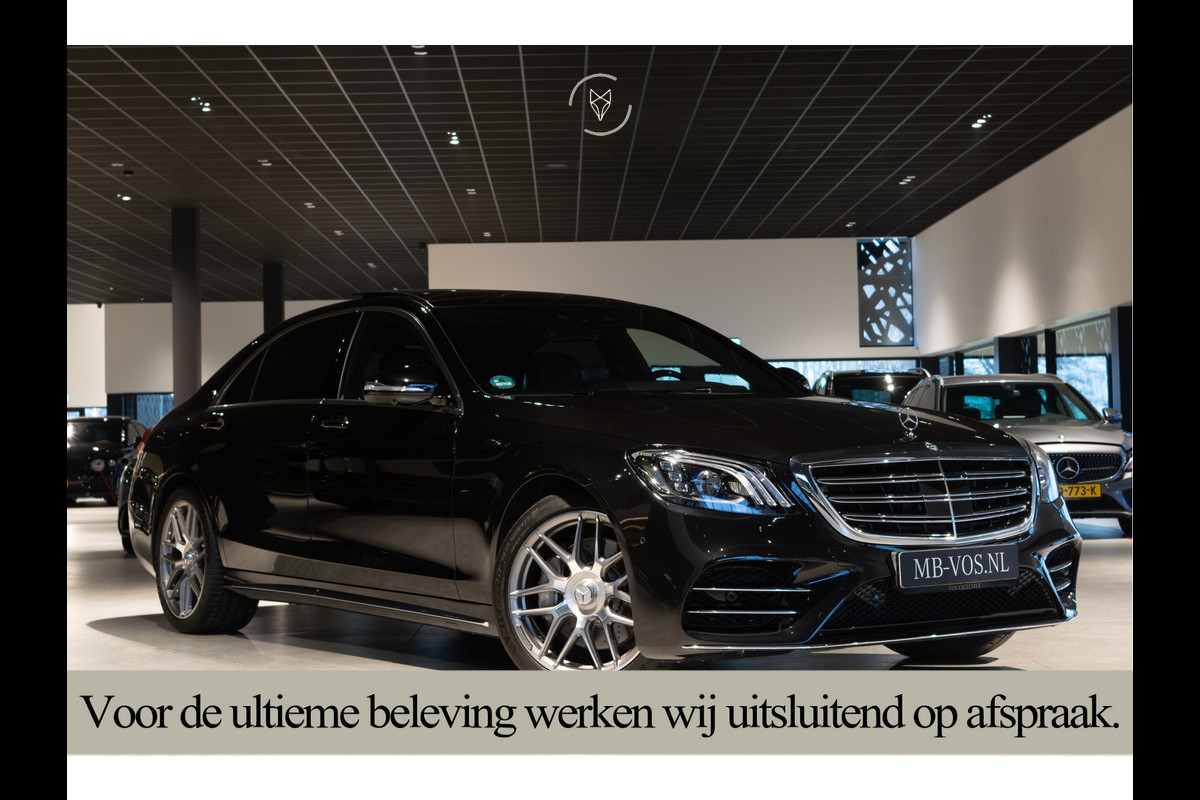 Mercedes-Benz S-Klasse 560 Lang 4-M AMG Exclusive|4*massage/koeling|20"|entertainment|standkachel|HUD|nachtzicht