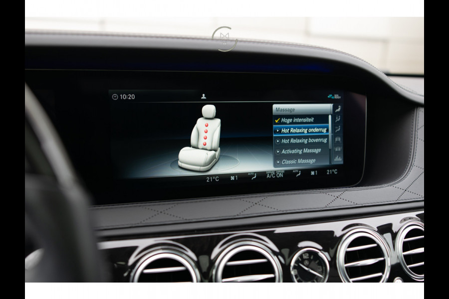 Mercedes-Benz S-Klasse 560 Lang 4-M AMG Exclusive|4*massage/koeling|20"|entertainment|standkachel|HUD|nachtzicht
