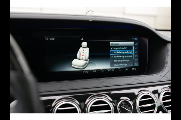 Mercedes-Benz S-Klasse 560 Lang 4-M AMG Exclusive|4*massage/koeling|20"|entertainment|standkachel|HUD|nachtzicht
