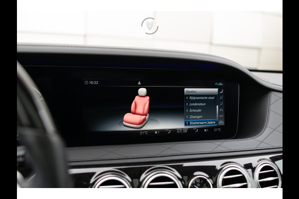 Mercedes-Benz S-Klasse 560 Lang 4-M AMG Exclusive|4*massage/koeling|20"|entertainment|standkachel|HUD|nachtzicht