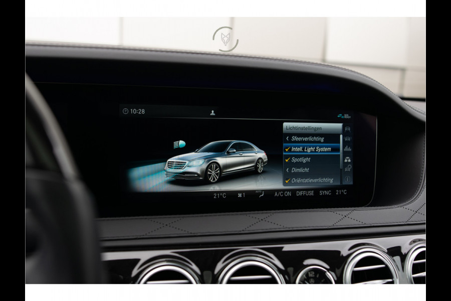 Mercedes-Benz S-Klasse 560 Lang 4-M AMG Exclusive|4*massage/koeling|20"|entertainment|standkachel|HUD|nachtzicht