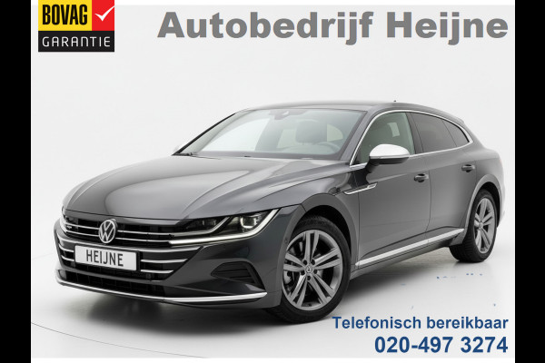 Volkswagen Arteon Shooting Brake eHYBRID 218PK DSG ELEGANCE BUSINESS+ TREKHAAK/NAVI/360CAMERA/LEDER Auto wordt verwacht!
