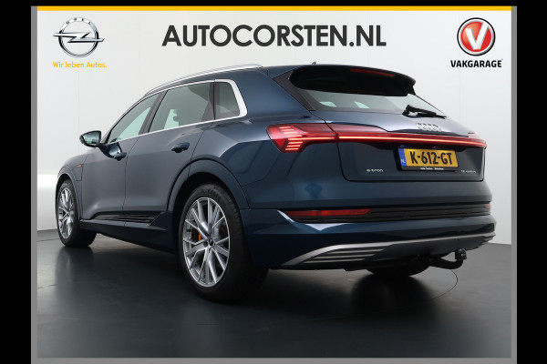Audi e-tron 55 Quattro 95kWh Camera Panoramadak 2 Zijdes Laden Adap.Cruise Trekhaak Navi Ecc Leder Business Edition Plus SOH 91% Elek.Stoelen+Verwarmd Keyless Rijstrooksensor AWD 4WD Elek.Achterklep 1e Eigenaar Origineel Nederlandse Auto Dealeronderhouden