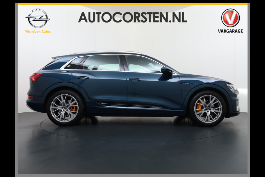 Audi e-tron 55 Quattro 95kWh Camera Panoramadak 2 Zijdes Laden Adap.Cruise Trekhaak Navi Ecc Leder Business Edition Plus SOH 91% Elek.Stoelen+Verwarmd Keyless Rijstrooksensor AWD 4WD Elek.Achterklep 1e Eigenaar Origineel Nederlandse Auto Dealeronderhouden