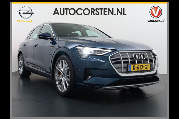 Audi e-tron 55 Quattro 95kWh Camera Panoramadak 2 Zijdes Laden Adap.Cruise Trekhaak Navi Ecc Leder Business Edition Plus SOH 91% Elek.Stoelen+Verwarmd Keyless Rijstrooksensor AWD 4WD Elek.Achterklep 1e Eigenaar Origineel Nederlandse Auto Dealeronderhouden