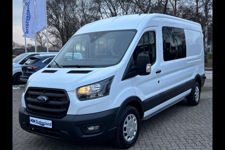 Ford Transit 350 2.0 TDCI L3H2 DC | Dubbele Cabine | Trend | SCI | 6 persoons | 170pk | Airco | Trekhaak
