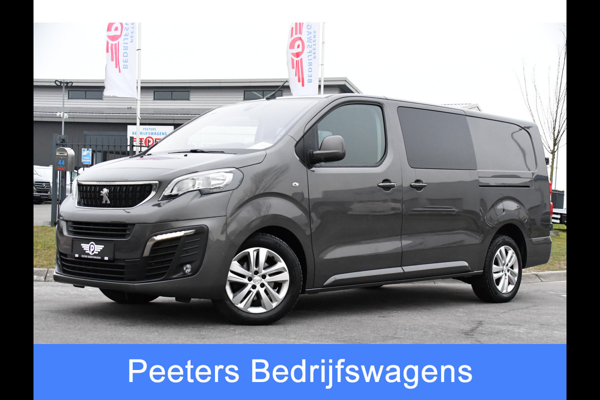 Peugeot Expert 2.0 BlueHDI 180 L3 DC PB Edition 360 Camera, Cruise, Carplay, 177pk, Clima, Head-up, Automaat 2 x Schuifdeur, NAVI, Uniek!