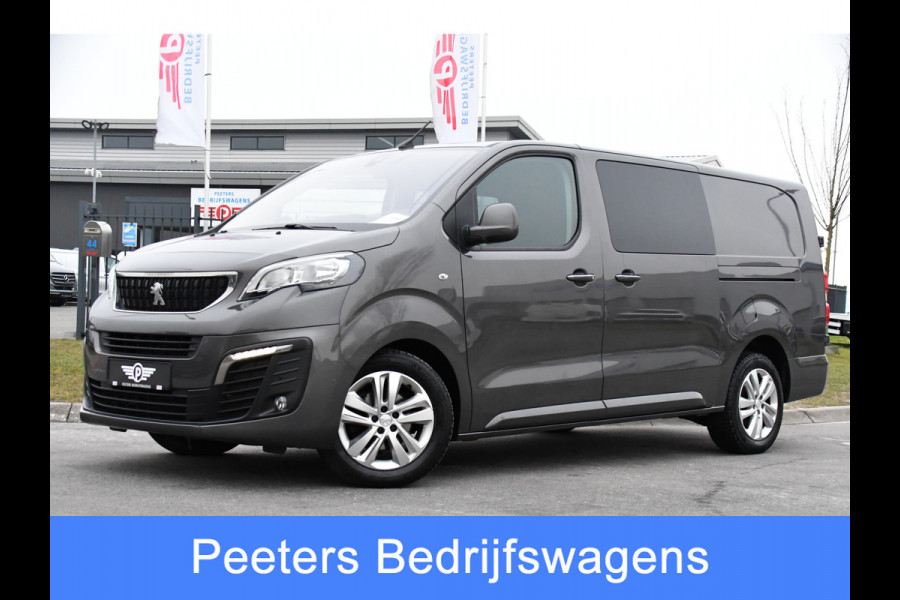Peugeot Expert 2.0 BlueHDI 180 L3 DC PB Edition 360 Camera, Cruise, Carplay, 177pk, Clima, Head-up, Automaat 2 x Schuifdeur, NAVI, Uniek!