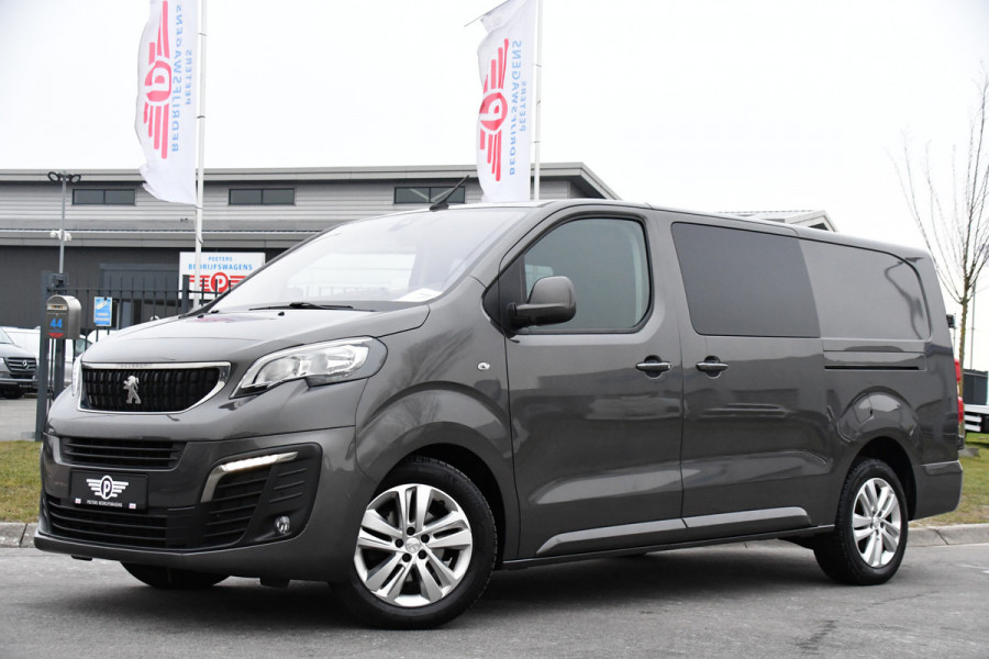 Peugeot Expert 2.0 BlueHDI 180 L3 DC PB Edition 360 Camera, Cruise, Carplay, 177pk, Clima, Head-up, Automaat 2 x Schuifdeur, NAVI, Uniek!