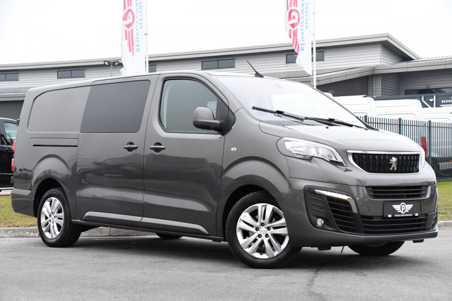 Peugeot Expert 2.0 BlueHDI 180 L3 DC PB Edition 360 Camera, Cruise, Carplay, 177pk, Clima, Head-up, Automaat 2 x Schuifdeur, NAVI, Uniek!