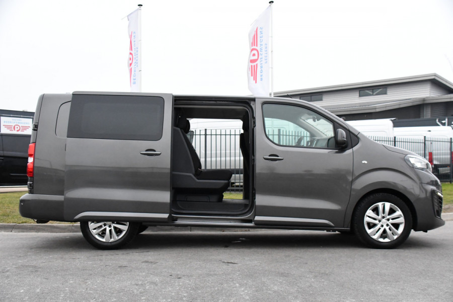 Peugeot Expert 2.0 BlueHDI 180 L3 DC PB Edition 360 Camera, Cruise, Carplay, 177pk, Clima, Head-up, Automaat 2 x Schuifdeur, NAVI, Uniek!