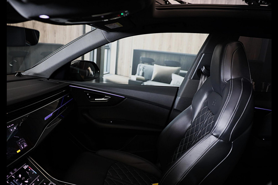 Audi Q8 55 TFSI Quattro RSQ8 Look / Carbon / RS Zetels / Acc / Lane Assist / Head Up / Dode Hoek / Open Panorama / Matrix / 22 Inc