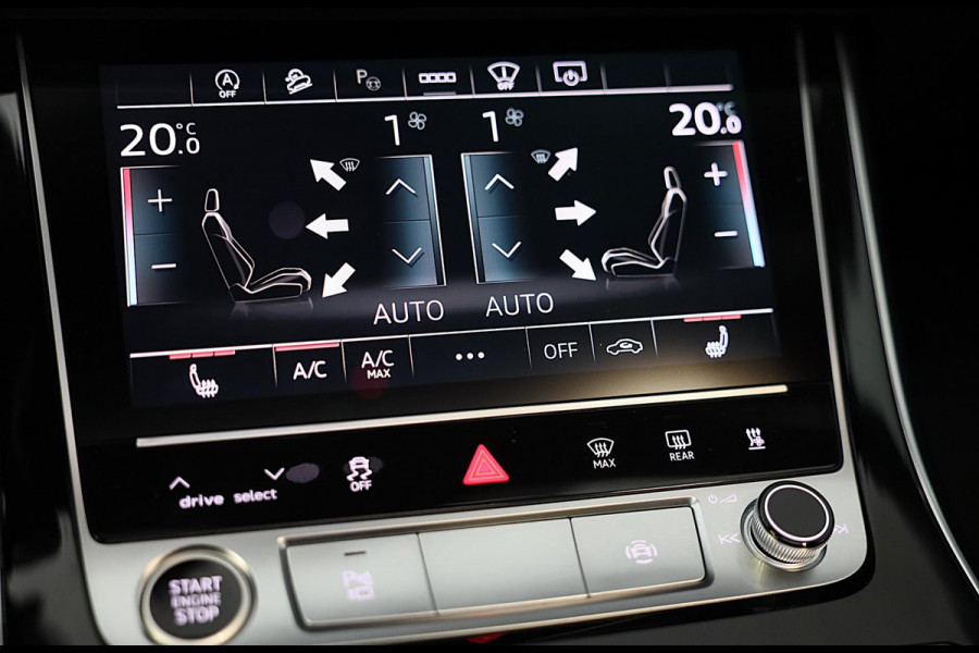 Audi Q8 55 TFSI Quattro RSQ8 Look / Carbon / RS Zetels / Acc / Lane Assist / Head Up / Dode Hoek / Open Panorama / Matrix / 22 Inc