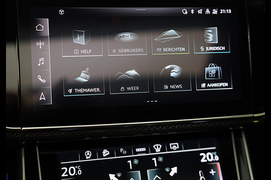 Audi Q8 55 TFSI Quattro RSQ8 Look / Carbon / RS Zetels / Acc / Lane Assist / Head Up / Dode Hoek / Open Panorama / Matrix / 22 Inc