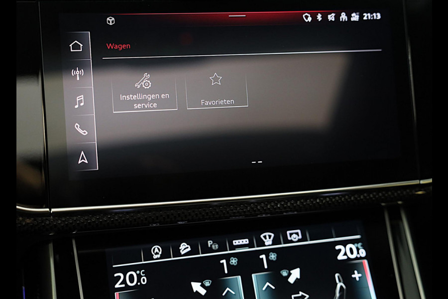 Audi Q8 55 TFSI Quattro RSQ8 Look / Carbon / RS Zetels / Acc / Lane Assist / Head Up / Dode Hoek / Open Panorama / Matrix / 22 Inc