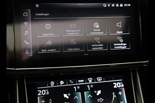 Audi Q8 55 TFSI Quattro RSQ8 Look / Carbon / RS Zetels / Acc / Lane Assist / Head Up / Dode Hoek / Open Panorama / Matrix / 22 Inc