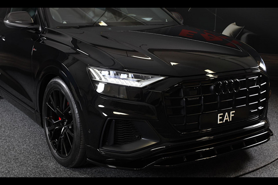 Audi Q8 55 TFSI Quattro RSQ8 Look / Carbon / RS Zetels / Acc / Lane Assist / Head Up / Dode Hoek / Open Panorama / Matrix / 22 Inc