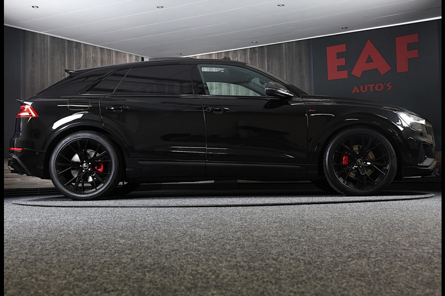 Audi Q8 55 TFSI Quattro RSQ8 Look / Carbon / RS Zetels / Acc / Lane Assist / Head Up / Dode Hoek / Open Panorama / Matrix / 22 Inc