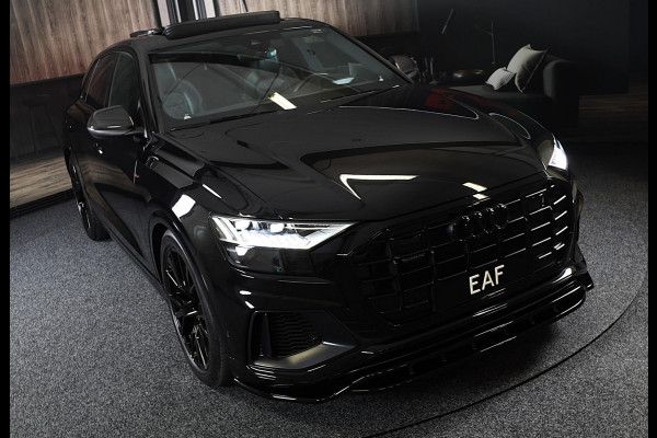 Audi Q8 55 TFSI Quattro RSQ8 Look / Carbon / RS Zetels / Acc / Lane Assist / Head Up / Dode Hoek / Open Panorama / Matrix / 22 Inc