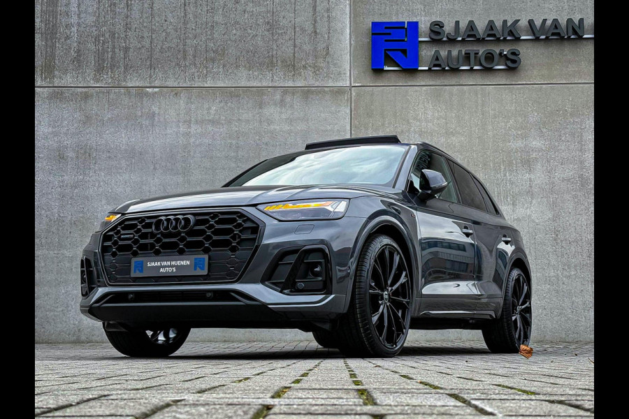 Audi Q5 55TFSI e 367pk Quattro Competition S Edition S-Line 1é Eig|19Dkm|Panoramadak|Luchtvering|HD Matrix|Memory|Virtual|Ambiance