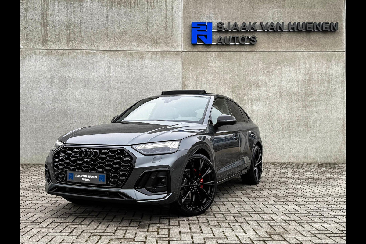 Audi Q5 Sportback 55TFSI e 367pk Quattro Competition S Edition S-Line Pano|Luchtv.|HUD|Leder+Memory+Massage|HD Matrix|B&O|360°View