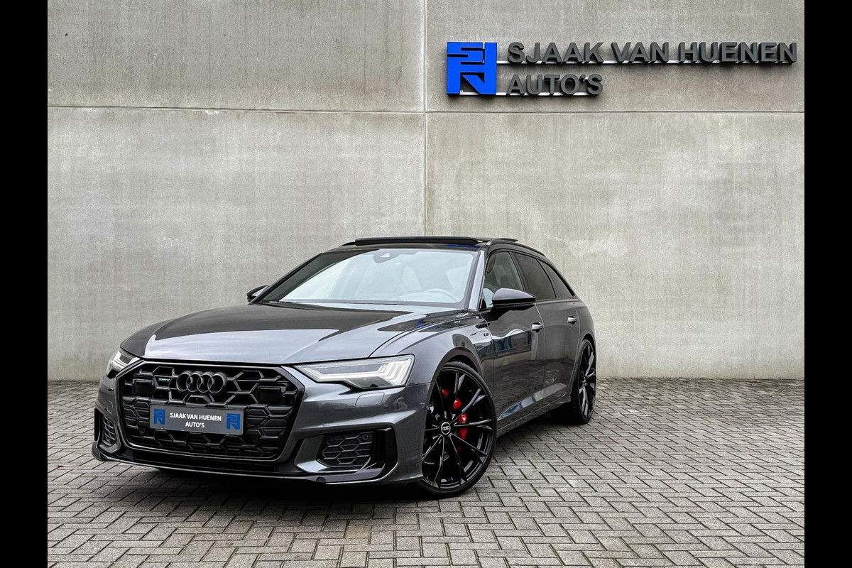 Audi A6 Avant 55TFSI e 367pk Quattro Competition S Edition S-Line FACELIFT! Pano|RS-Kuipstoelen+Memory|HUD|360° View|B&O|HD Matrix