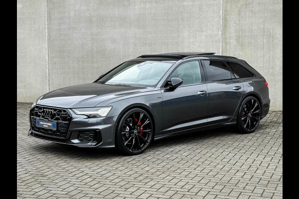 Audi A6 Avant 55TFSI e 367pk Quattro Competition S Edition S-Line FACELIFT! Pano|RS-Kuipstoelen+Memory|HUD|360° View|B&O|HD Matrix