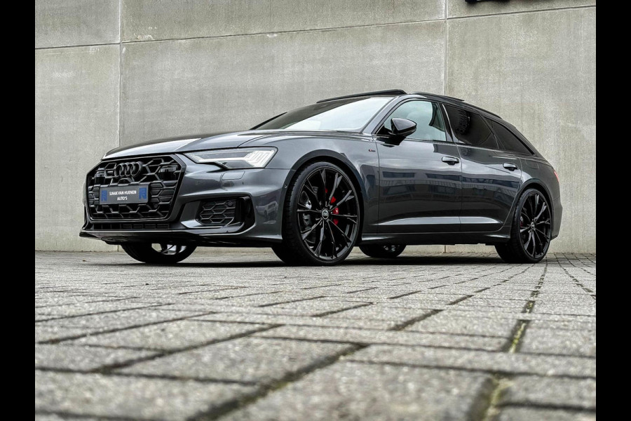 Audi A6 Avant 55TFSI e 367pk Quattro Competition S Edition S-Line FACELIFT! Pano|RS-Kuipstoelen+Memory|HUD|360° View|B&O|HD Matrix