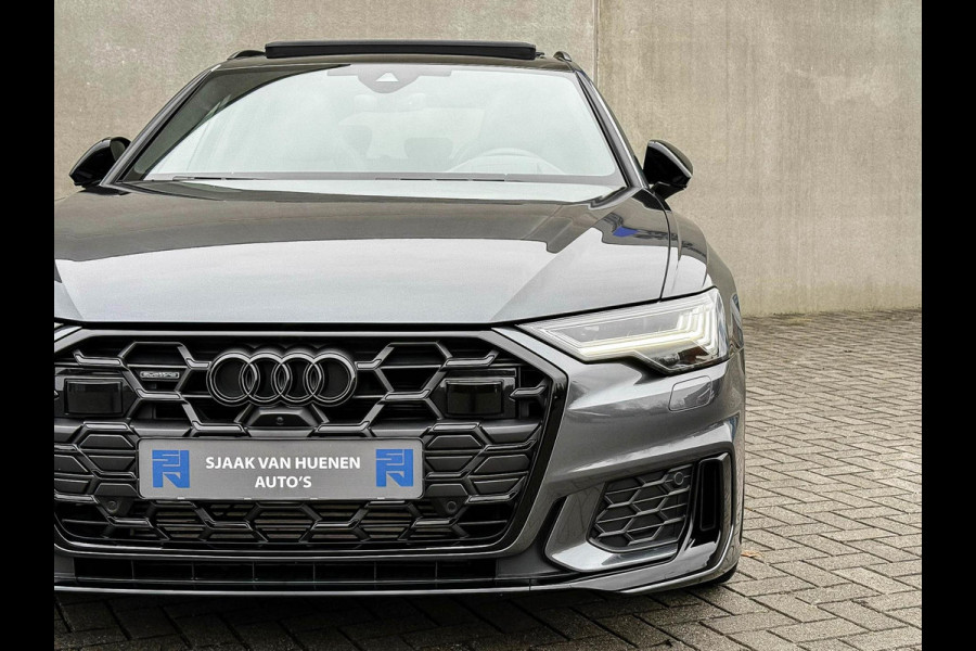 Audi A6 Avant 55TFSI e 367pk Quattro Competition S Edition S-Line FACELIFT! Pano|RS-Kuipstoelen+Memory|HUD|360° View|B&O|HD Matrix
