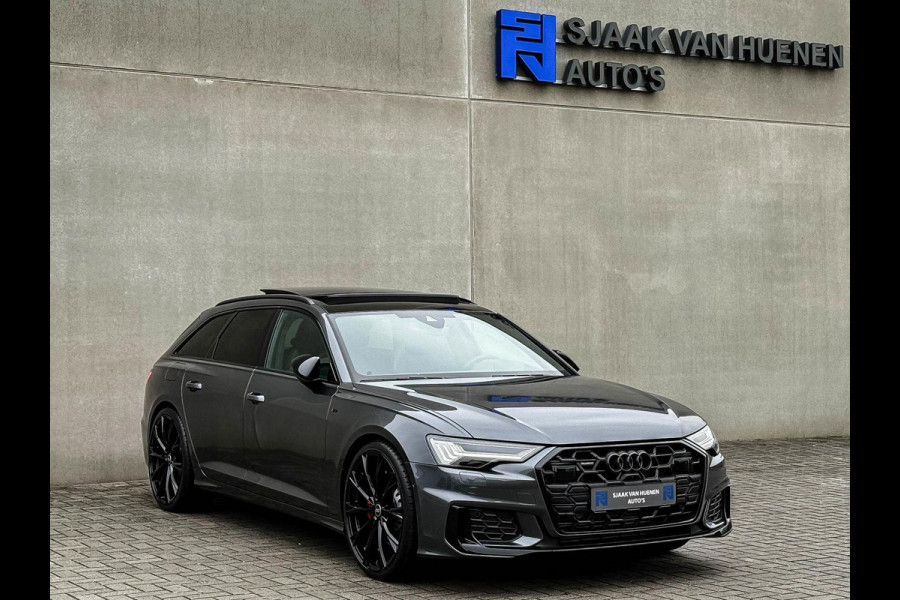 Audi A6 Avant 55TFSI e 367pk Quattro Competition S Edition S-Line FACELIFT! Pano|RS-Kuipstoelen+Memory|HUD|360° View|B&O|HD Matrix