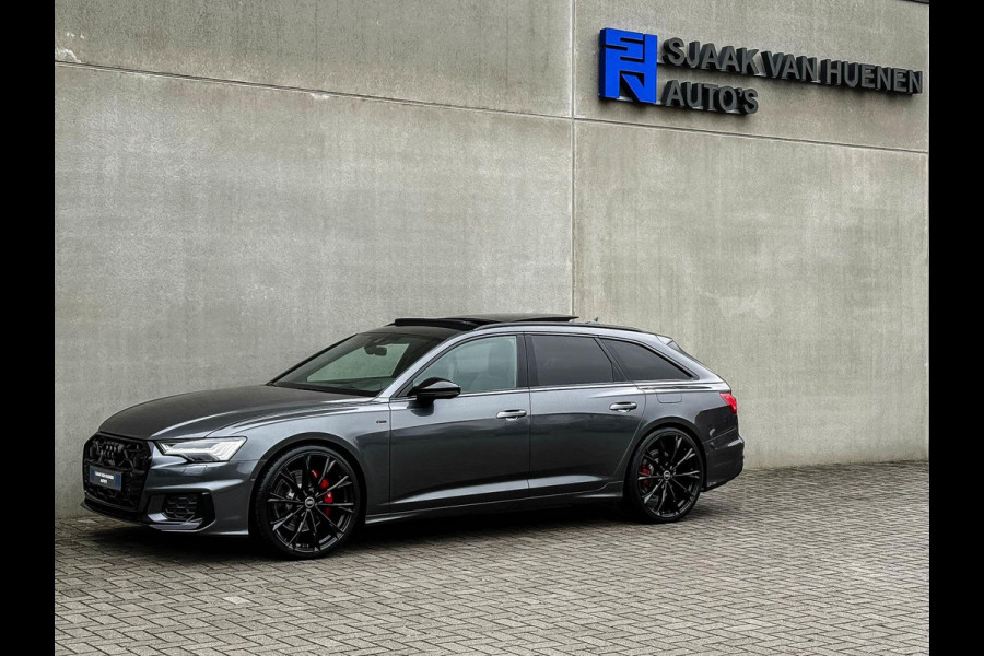 Audi A6 Avant 55TFSI e 367pk Quattro Competition S Edition S-Line FACELIFT! Pano|RS-Kuipstoelen+Memory|HUD|360° View|B&O|HD Matrix