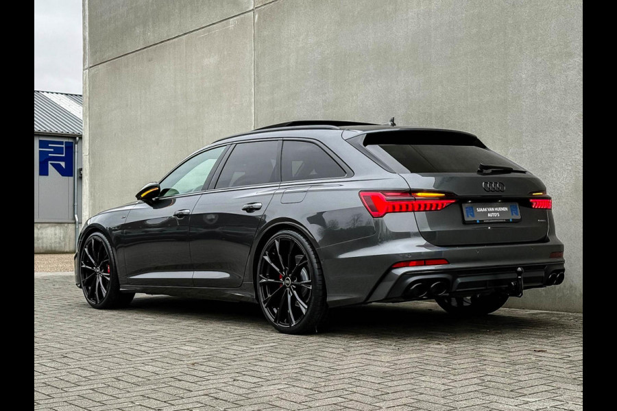 Audi A6 Avant 55TFSI e 367pk Quattro Competition S Edition S-Line FACELIFT! Pano|RS-Kuipstoelen+Memory|HUD|360° View|B&O|HD Matrix