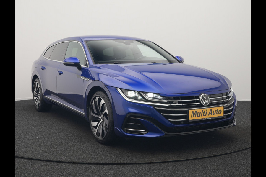 Volkswagen Arteon Shooting Brake 1.4 TSI eHybrid R-Line Plug In Hybrid 218pk Dealer O.H PHEV | Trekhaak Af Fabriek | Adaptive Cruise | 360 Camera | IQ Light | Alcantara Sportstoelen Message & Verwarmd | Blis | Apple Carplay | Navigatie | Virtual | DAB |
