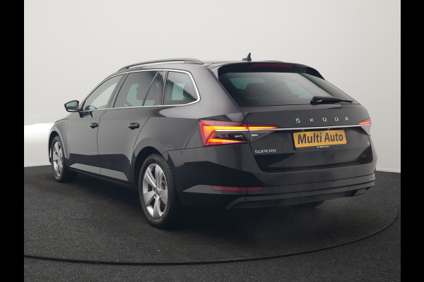 Škoda Superb Combi 1.4 TSI iV Business Edition Plus Plug In Hybrid 218pk Dealer O.H. PHEV | Trekhaak Af Fabriek | Adaptive Cruise | Camera | Canton Audio | Crystal LED | Alcantara Sportstoelen Memory & Verwarmd | Apple Carplay | Stuur Verwarmd | Keyless | Virtual | Blis |