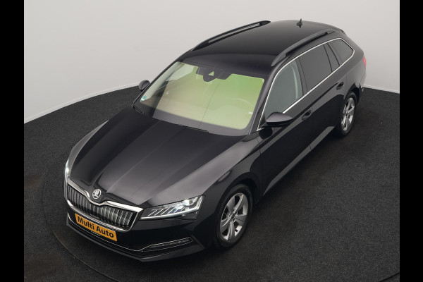 Škoda Superb Combi 1.4 TSI iV Business Edition Plus Plug In Hybrid 218pk Dealer O.H. PHEV | Trekhaak Af Fabriek | Adaptive Cruise | Camera | Canton Audio | Crystal LED | Alcantara Sportstoelen Memory & Verwarmd | Apple Carplay | Stuur Verwarmd | Keyless | Virtual | Blis |