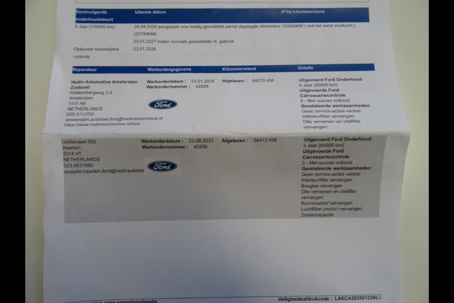 Ford Fiesta 1.0 EcoBoost Connected * 4 SEIZOENSBANDEN * DEALER ONDERH. !!