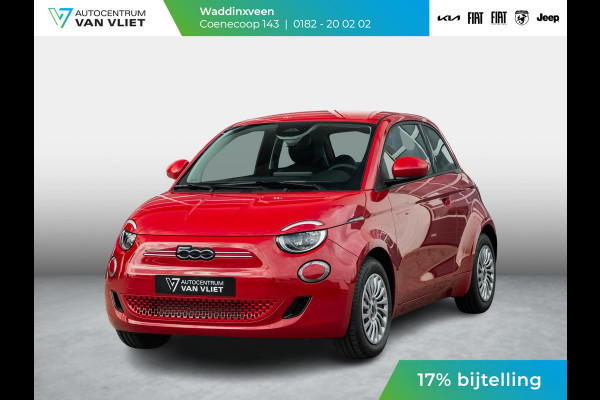 Fiat 500E 42 kWh | Uit voorraad leverbaar | 17% Bijtelling| Clima | Cruise | Apple Carplay