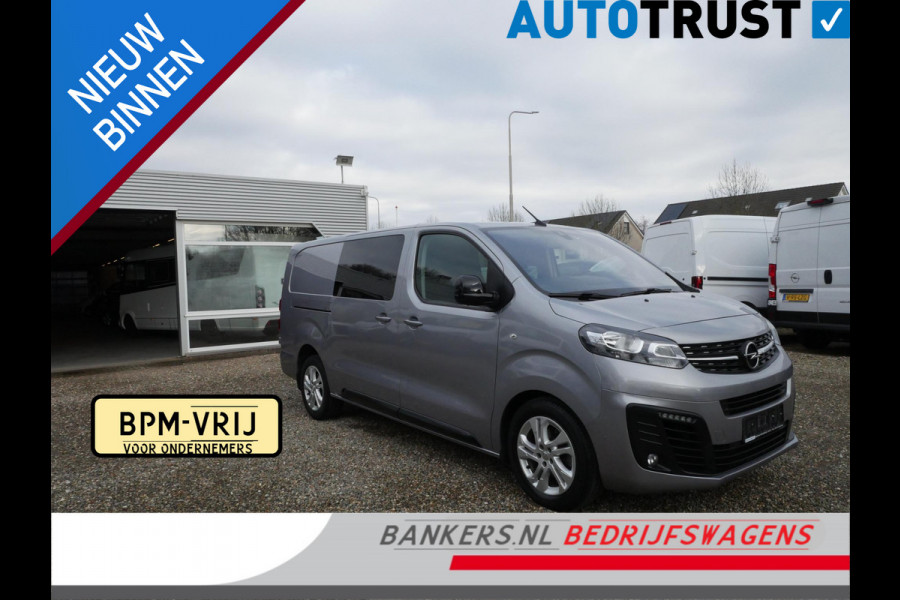 Opel Vivaro 2.0 CDTI 150PK, L3, Dubbel cabine, Airco, 2 x Schuifdeur