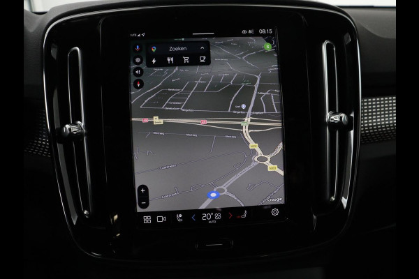 Volvo XC40 Recharge P8 AWD R Design | SOH 93% | Trekhaak | Warmtepomp | Stoel & stuurverwarming | Camera | Leder/Alcantara | Adaptive cruise | Carplay | Navigatie | Achterbankverwarming