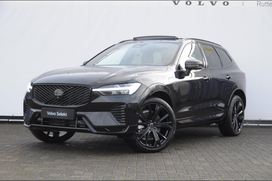 Volvo XC60 T6 350PK Automaat AWD Ultra Black Edition Facelift/ Head-up display/ Harman Kardon audio/ BLIS/ Elektrischbedienbare stoelen met geheugen / Panoramadak/ Adaptive cruise control/ Pilot assist/ Apple Carplay/ Android auto/