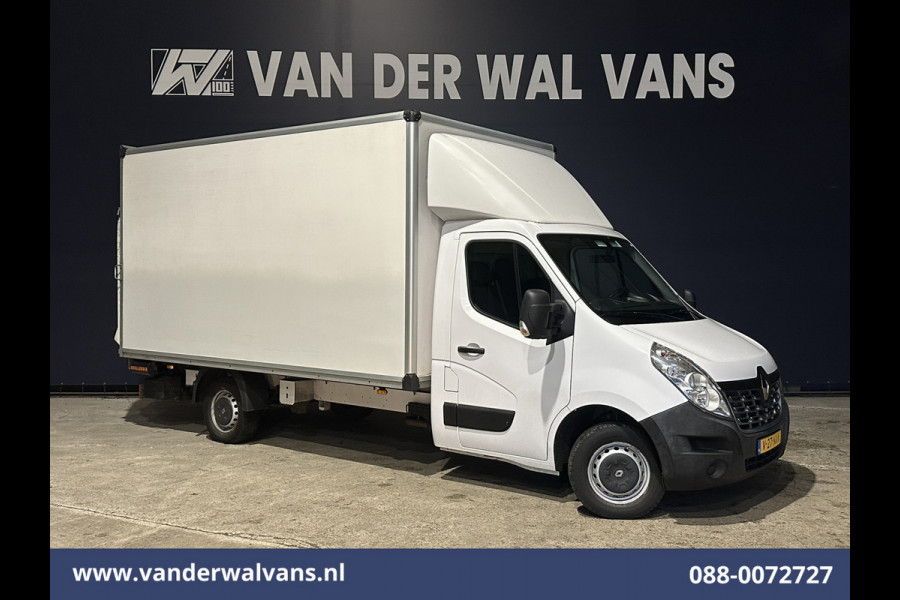 Renault Master 2.3 dCi 131pk Bakwagen Dhollandia Laadklep Euro6 Airco | 1035kg laadvermogen Bijrijdersbank