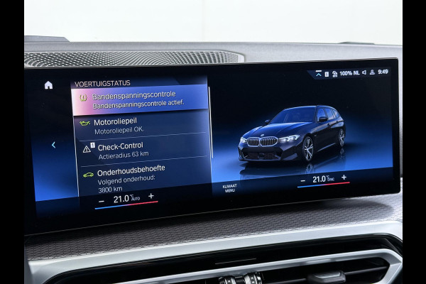 BMW 3 Serie Touring 320e VAN € 42.899,- VOOR € 39.877,- UW LENTEVOORDEEL: €3.022,-! | M-SPORT | FACELIFT| PANO|1.STE EIGENAAR, DEALER OH. | LEER | ELEK. TREKHAAK| FABRIEKSGARANTIE T/M 08 2027| LEER| STOELVERWARMING| 19 INCH! SUPER COMPLEET!