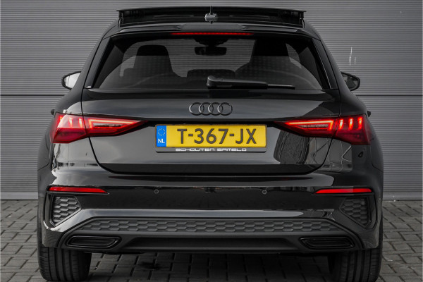 Audi A3 Sportback 35 TFSI S Edition Pano Zwart Optiek Leder 19"