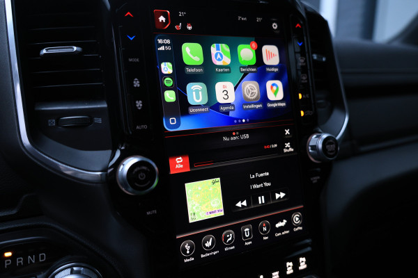 Dodge Ram 1500 5.7 V8 4x4 Crew Cab Laramie LUCHTVERING LEDBAR CARPLAY DIAMONDBACK '22