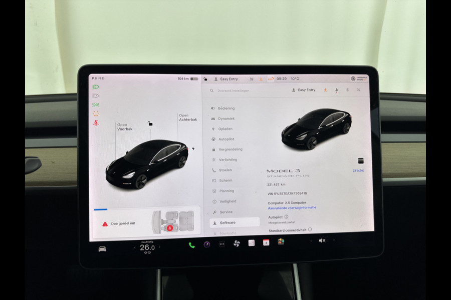 Tesla Model 3 Standard RWD Plus 60 kWh [ 3-Fase ] {SOH-80%} (INCL-BTW) Aut. *PANO | AUTO-PILOT | LEATHER | KEYLESS | FULL-LED | MEMORY-PACK | TOP-VIEW | DAB | CARPLAY | DIGI-COCKPIT | LANE-ASSIST | COMFORT-SEATS | TOWBAR | 18"ALU*