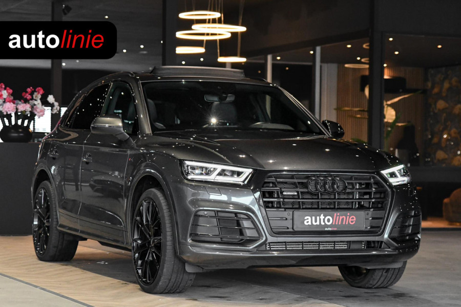 Audi Q5 50 TFSI e quattro S edition. Pano, Carbon, Sfeer, Camera, Virtual, Keyless, Matrix, 22'', Trekhaak!