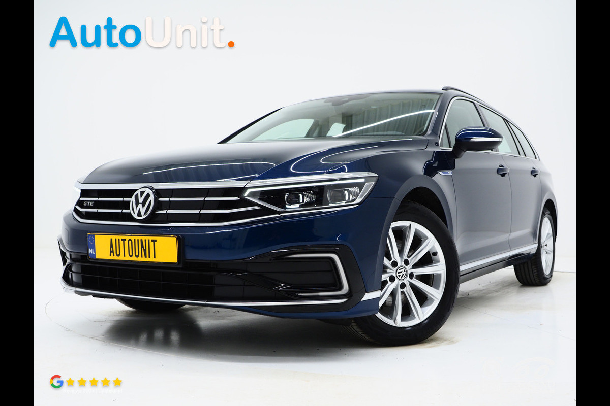 Volkswagen Passat Variant 1.4 TSI PHEV GTE | Leder | Trekhaak | Adaptive Cruise | Sfeerlicht | DAB | Climate | Matrix | Carplay