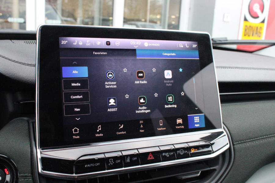 Jeep Compass 1.5T 142PK e-Hybrid NORTH STAR | SCHUIF/KANTEL DAK | UNIEKE KLEUR! "TECHNO GREEN" | WINTERPACK: STOEL/STUUR/PARKEERNSENSOREN/RUITENSPROEIER VERWARMBAAR | SAFETY PACK: 360° CAMERA/DODEHOEK BEWAKING/BUITENSPIEGELS MET INSTAPVERLICHTING | 10,1" TOUCHSCREEN MET NAVIGATIE/ADAPTIVE CRUISE CONTROL INCL LANE CENTERING ASSIST/VERKEERSBORDEN INFORMATIE/DRAADLOZE TELEFOONLADER/HANDSFREE ELEKTRISCH BEDIENBARE ACHTERKLEP | PREMIUM AUDIO SYSTEEM MET 9 SPEAKERS & SUBWOOVER "ALPINE" | KEYLESS ENTRY | DRAADLOZE APPLE CARPLAY/ANDROID AUTO | 18" LICHTMETALEN VELGEN | TWO TONE ZWART DAK |