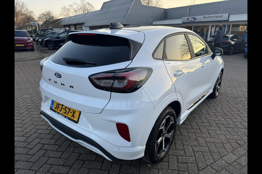 Ford Puma 1.0 EcoBoost Hybrid ST-Line 125pk Automaat | Adaptieve Cruise | | Panorama dak | 360 graden Camera's | Winterpack | Full LED