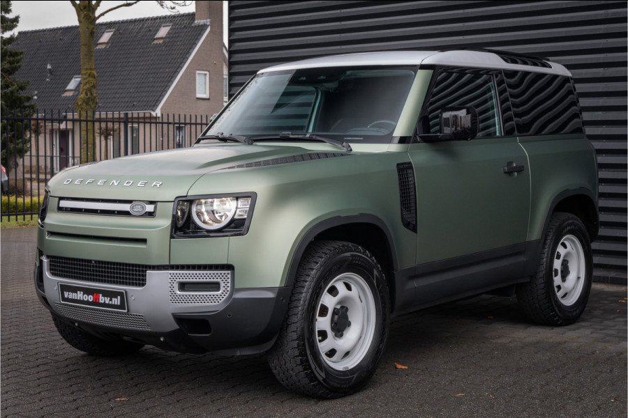Land Rover Defender 90 Commercial 3.0 D200 3 personen grijs kenteken